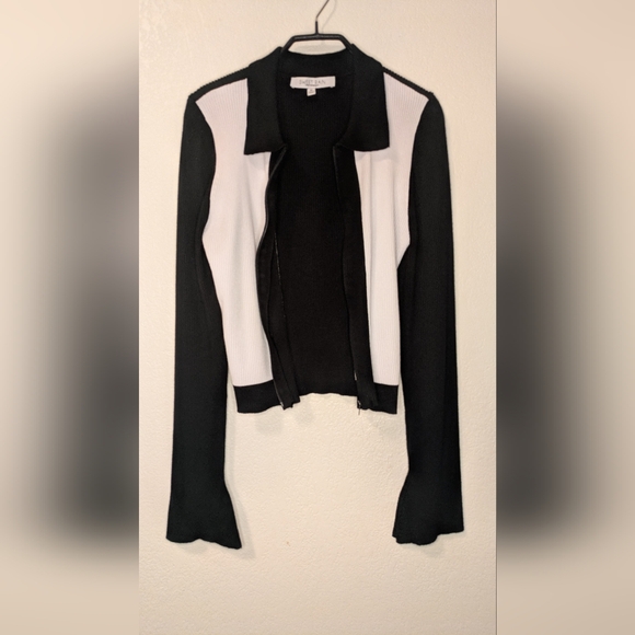 Sweet Rain Zip-Up Sweater Jacket - Picture 6 of 6